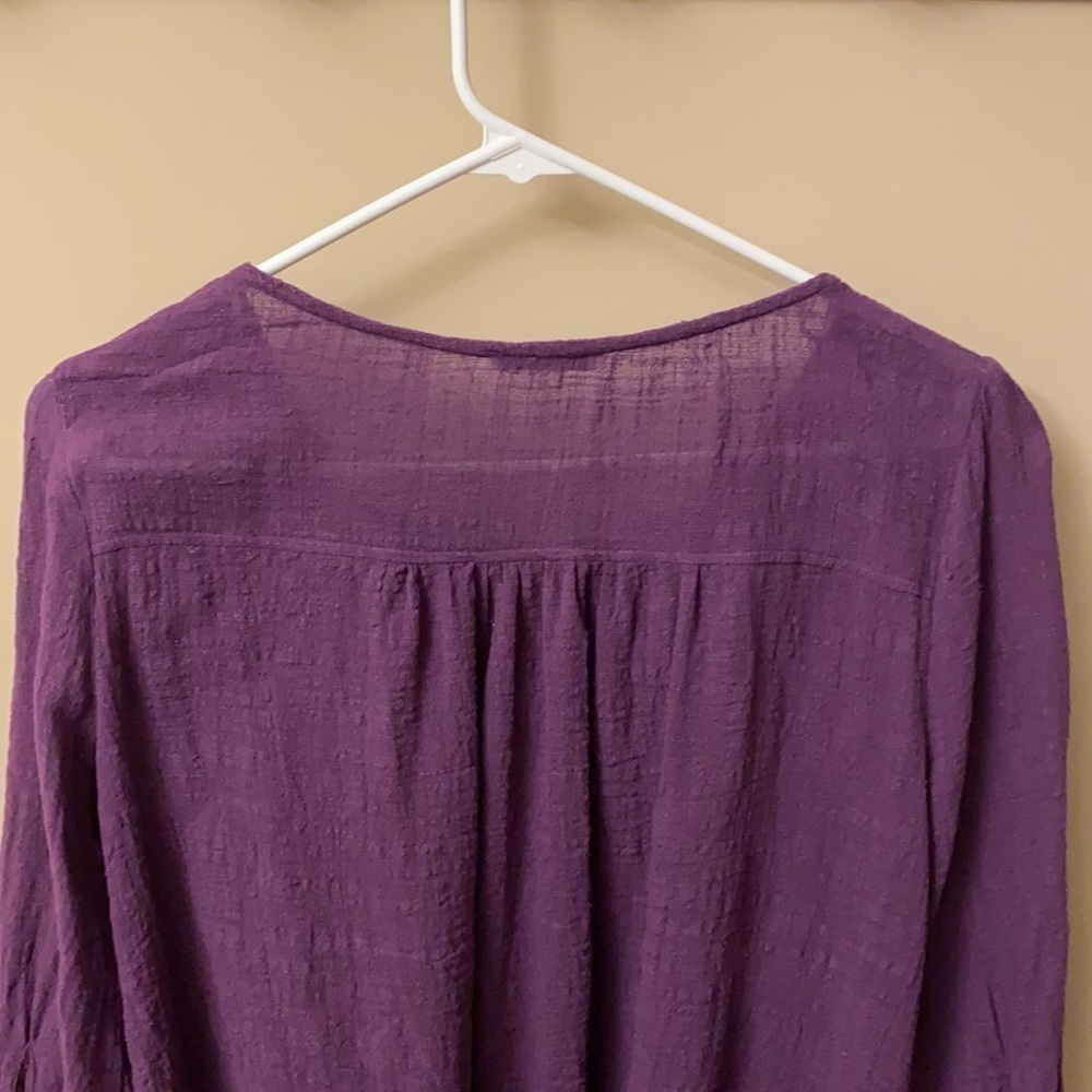 Jodifl Boho Lace tassel top purple S/M - Picture 7 of 9
